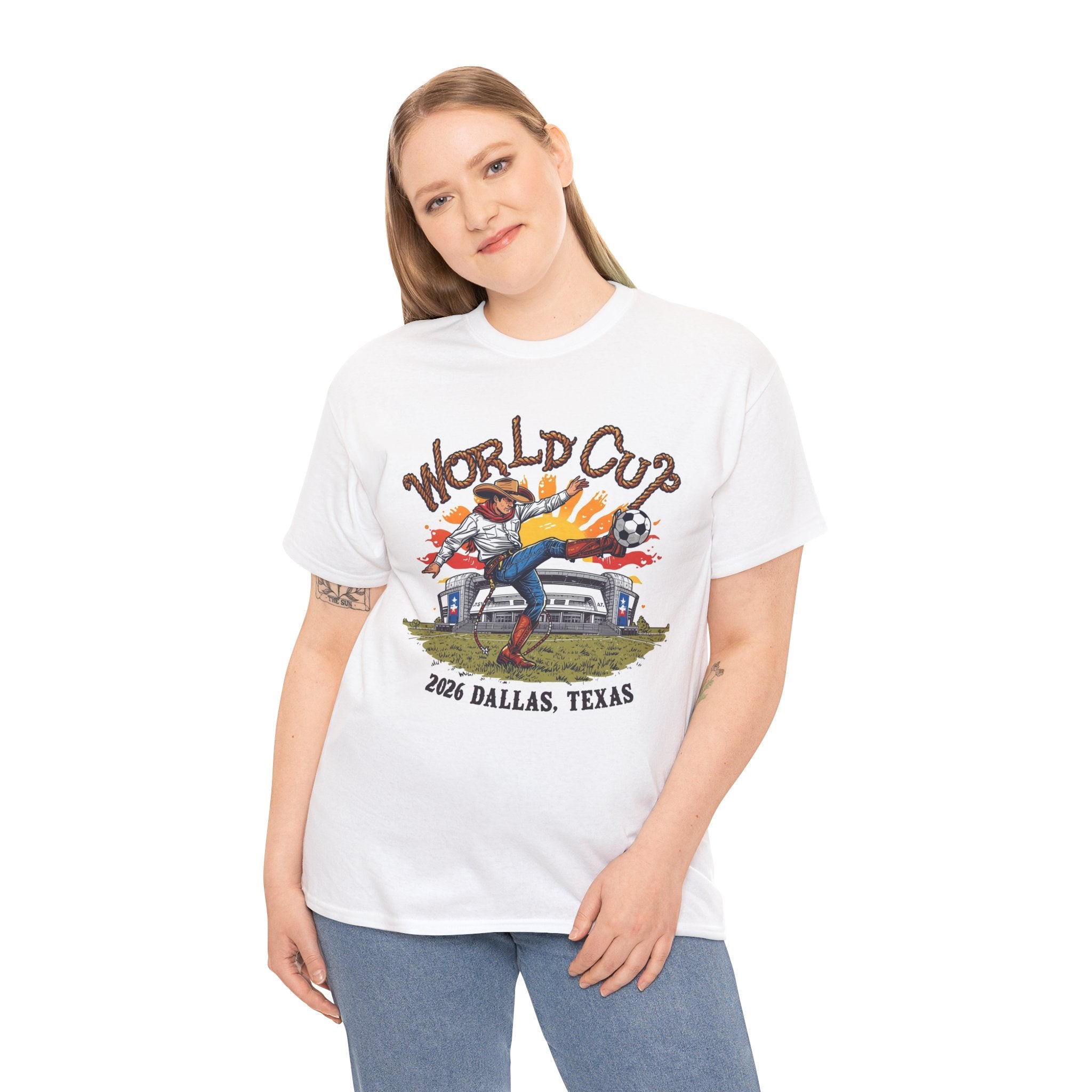 World Cup 2026 Cowboy Heavy Cotton Tee - Limited Edition
