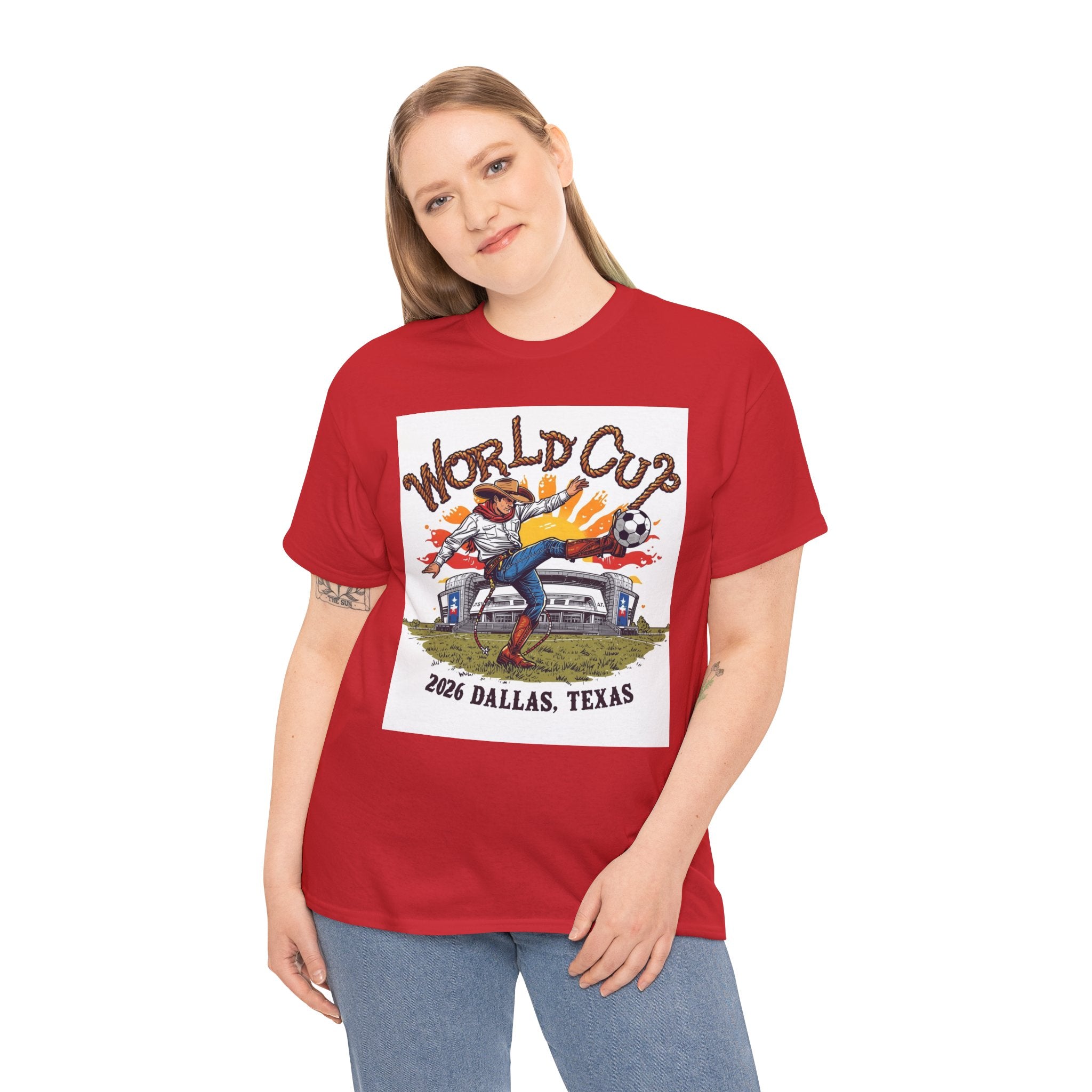 World Cup 2026 Cowboy Heavy Cotton Tee - Limited Edition