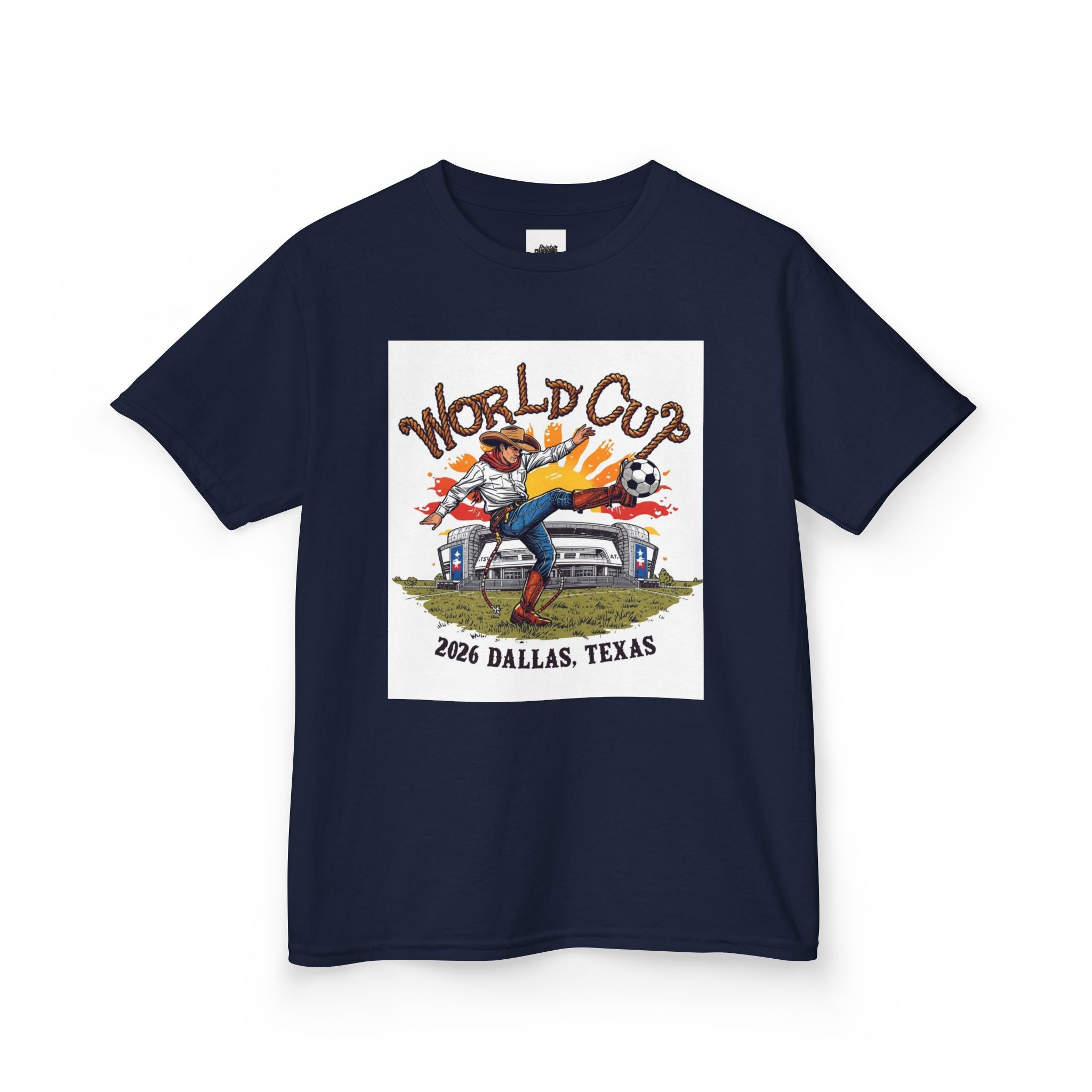 World Cup 2026 Cowboy Kids T-Shirt — Limited Edition
