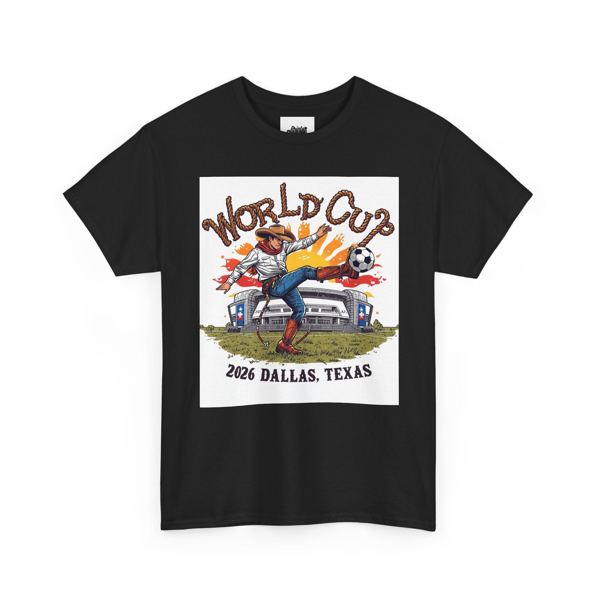 World Cup 2026 Cowboy Heavy Cotton Tee - Limited Edition