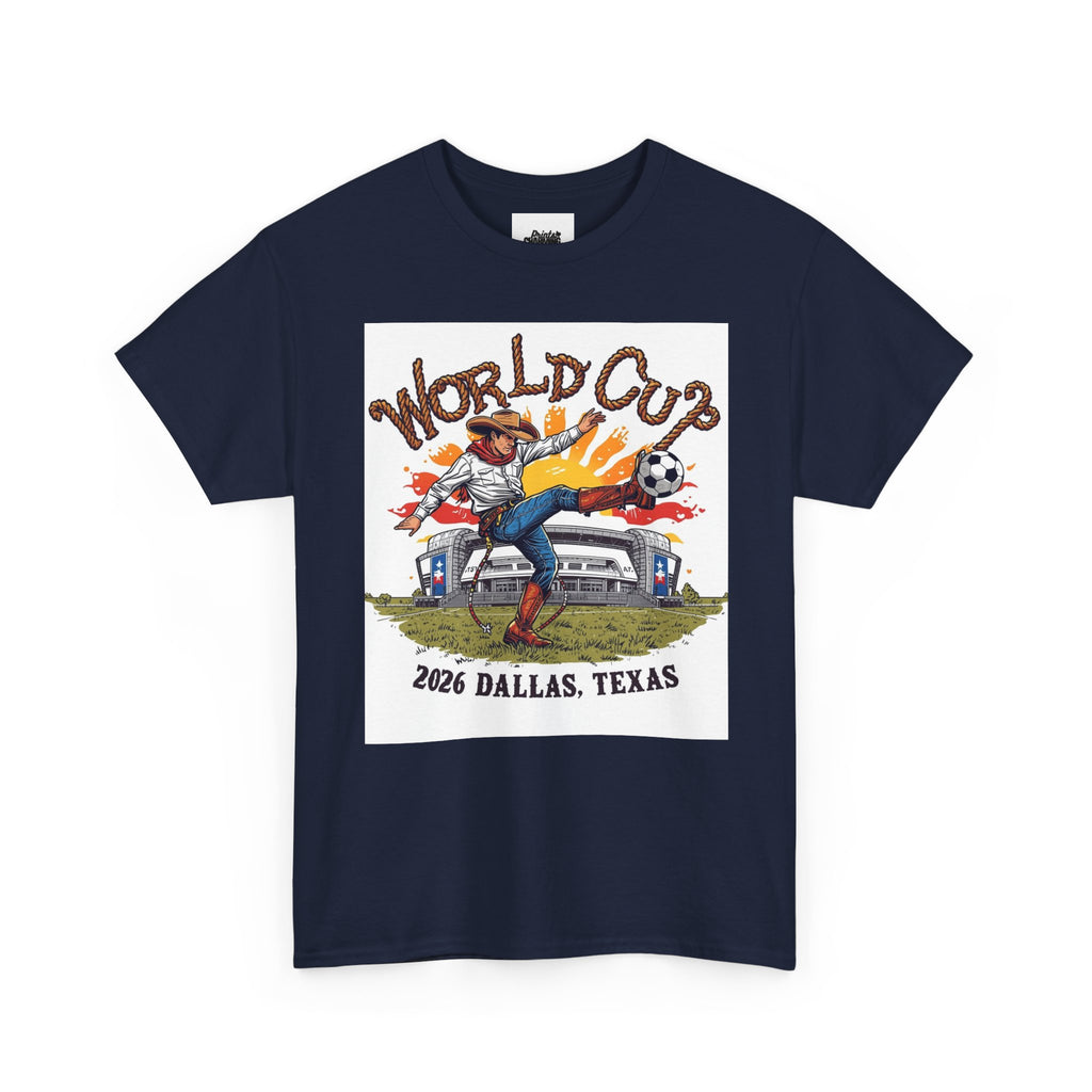 World Cup 2026 Cowboy Heavy Cotton Tee - Limited Edition