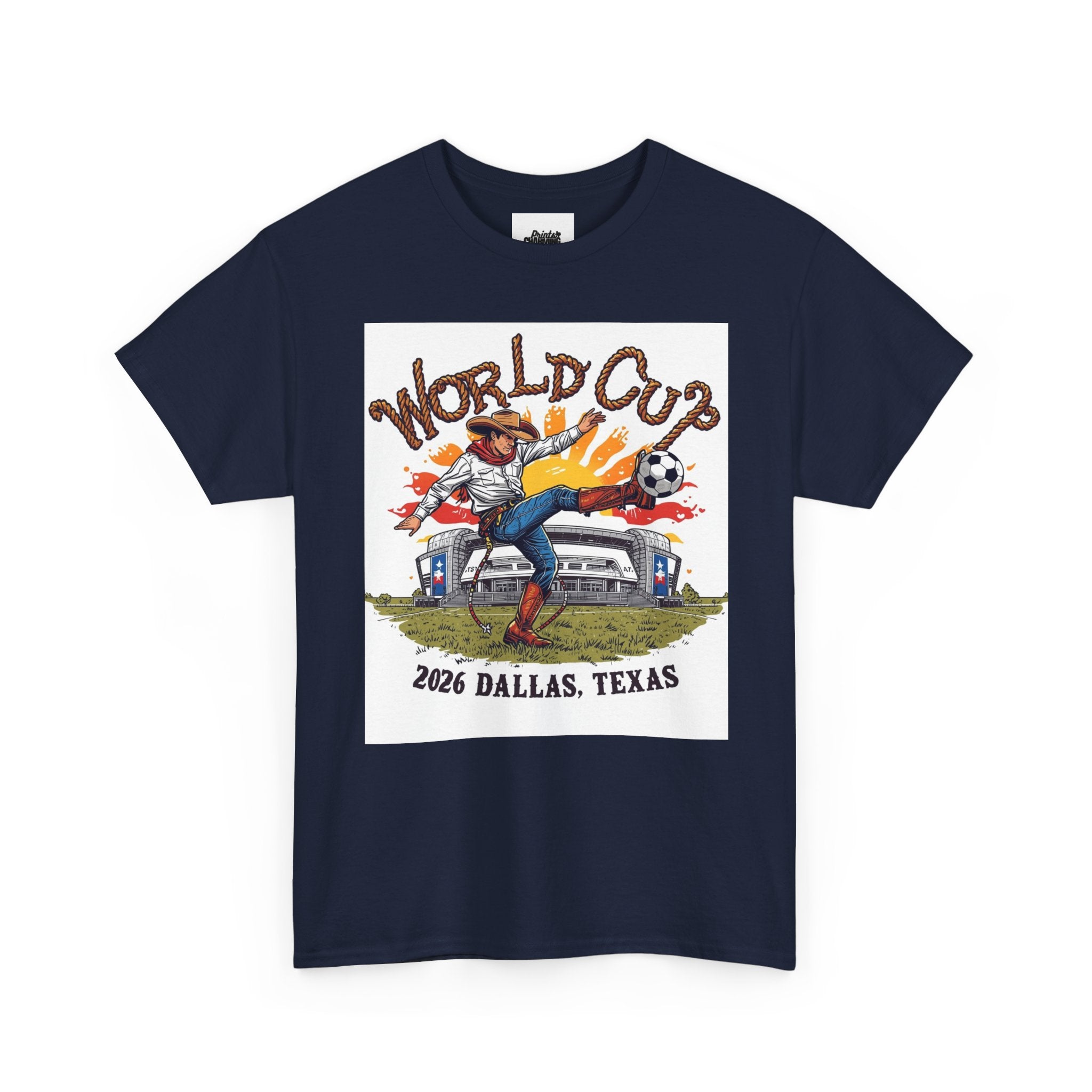 World Cup 2026 Cowboy Heavy Cotton Tee - Limited Edition