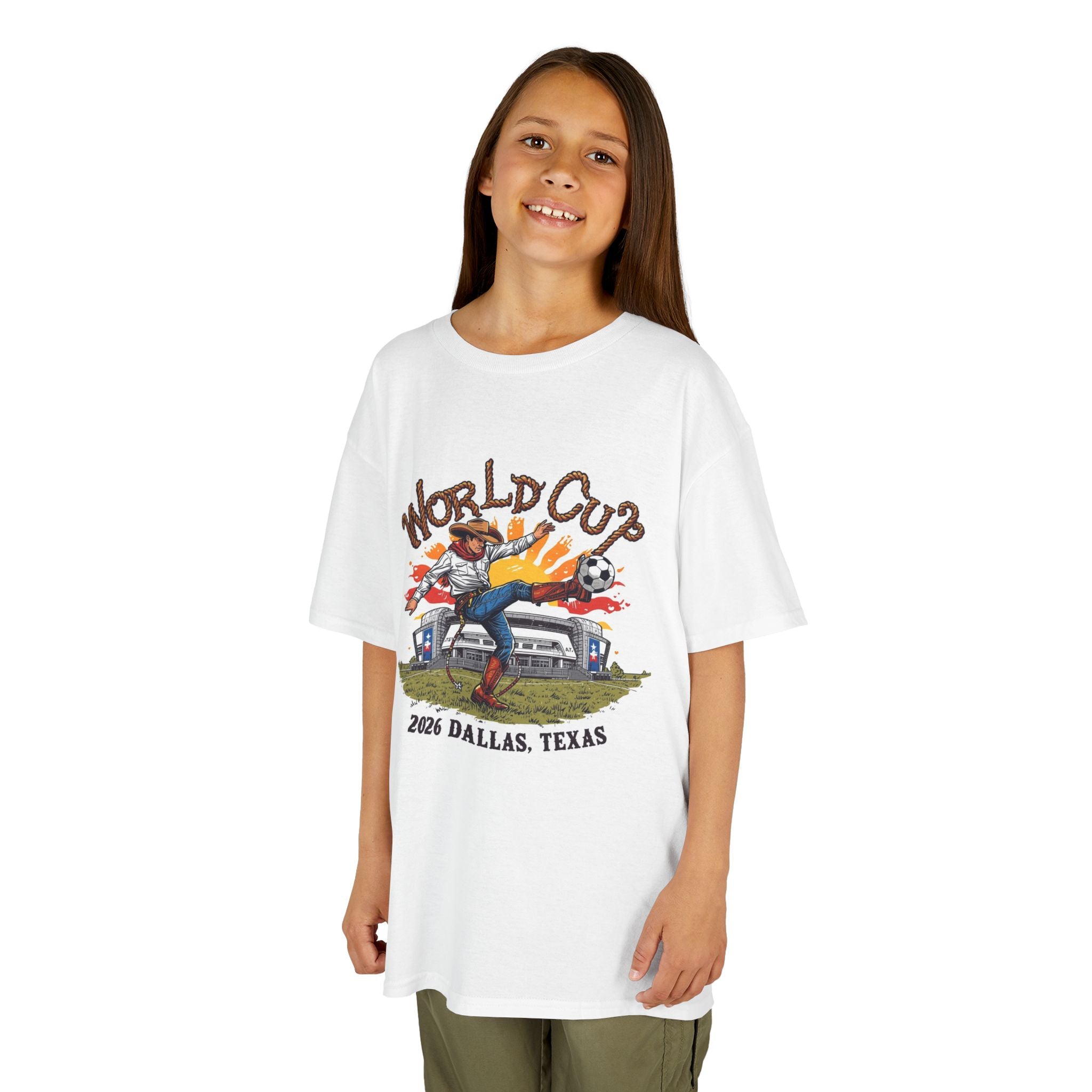 World Cup 2026 Cowboy Kids T-Shirt — Limited Edition