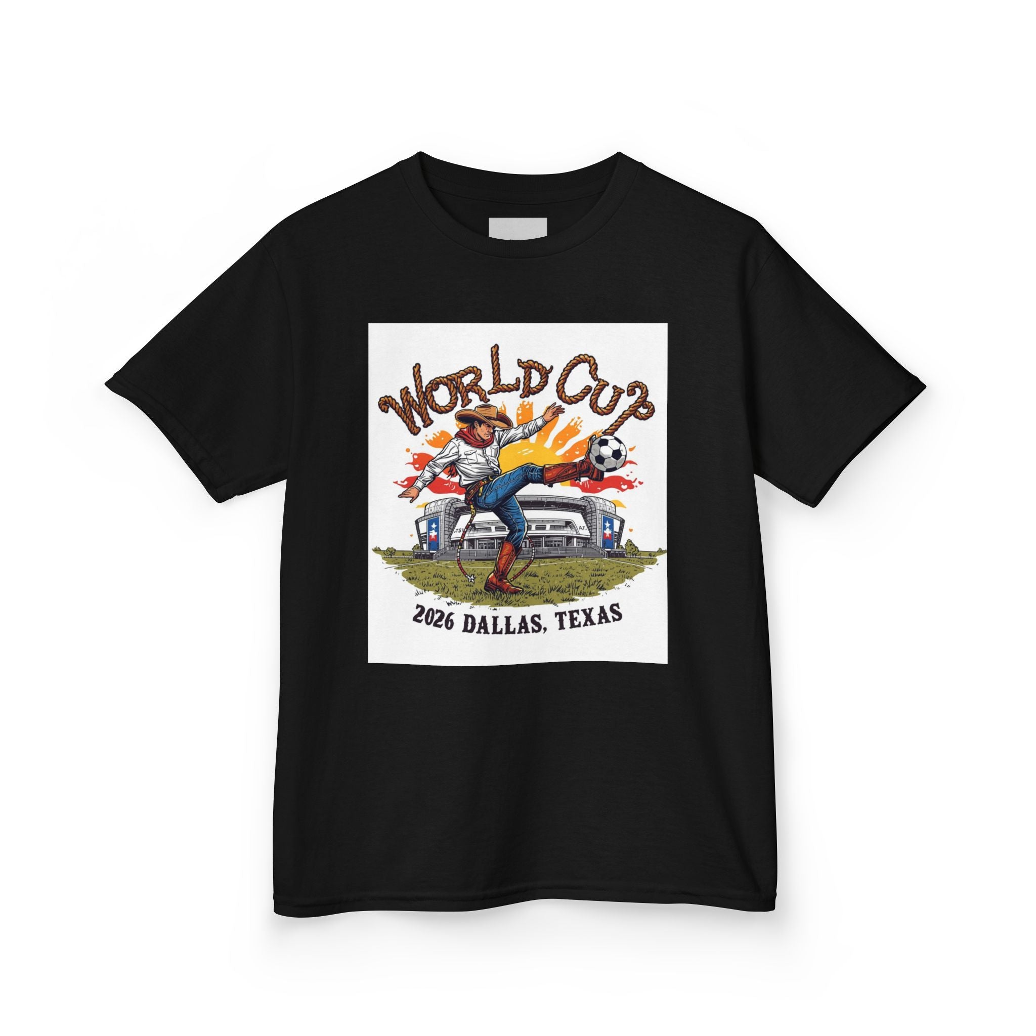 World Cup 2026 Cowboy Kids T-Shirt — Limited Edition