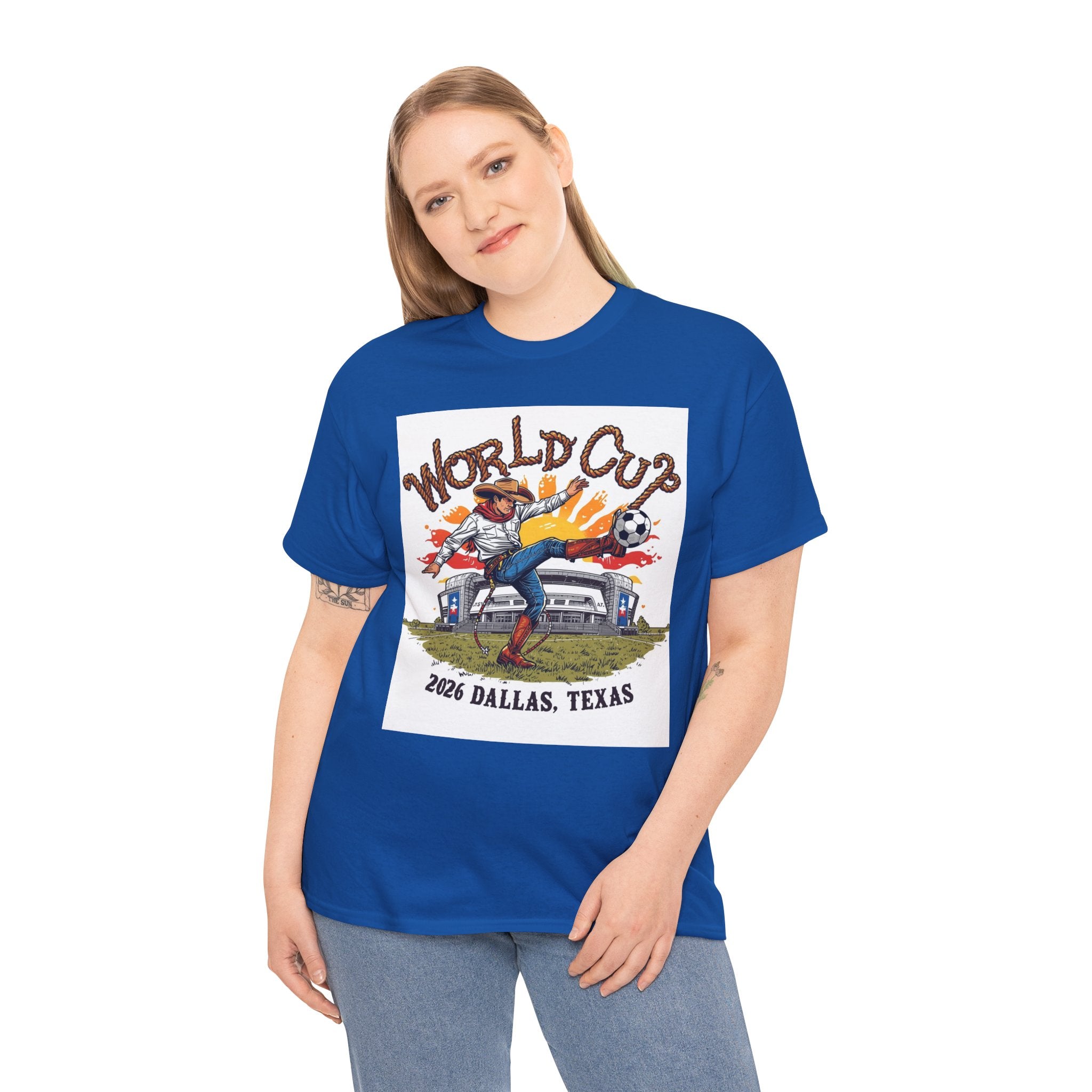 World Cup 2026 Cowboy Heavy Cotton Tee - Limited Edition