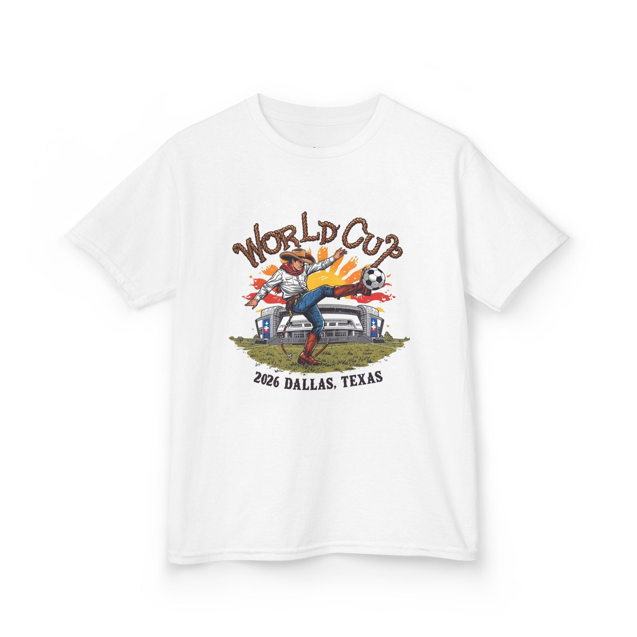 World Cup 2026 Cowboy Kids T-Shirt — Limited Edition